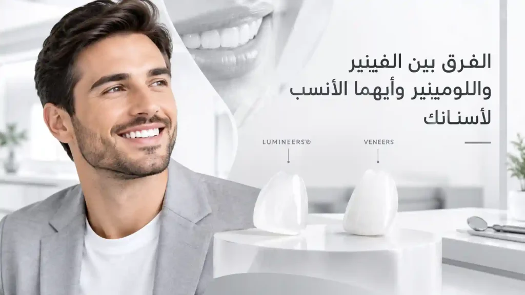 الفرق بين الفينير واللومينير