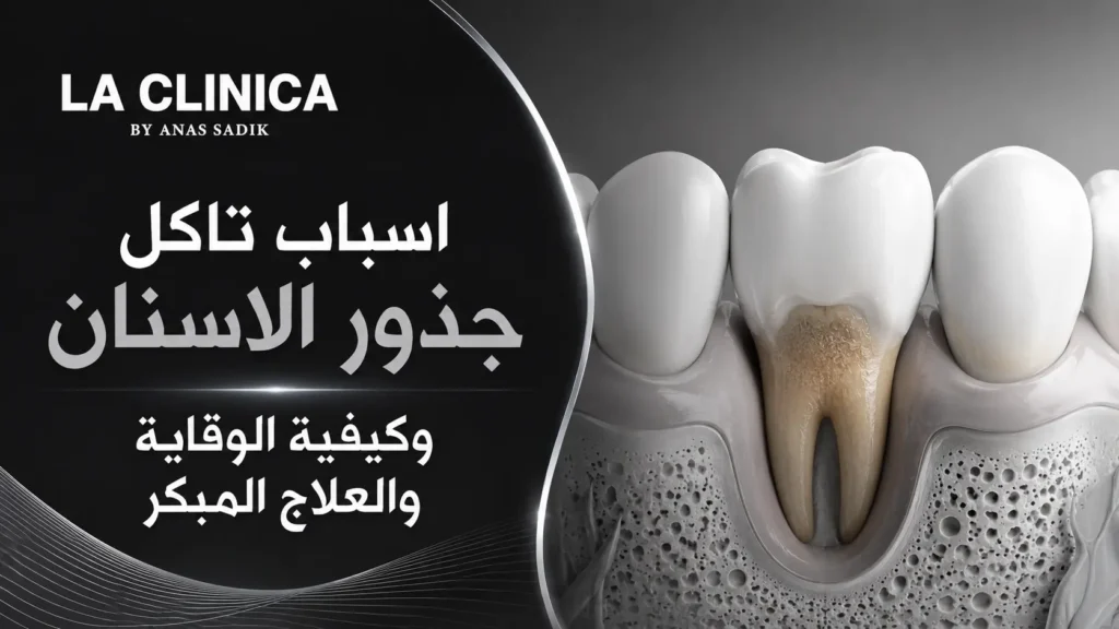 اسباب تاكل جذور الاسنان