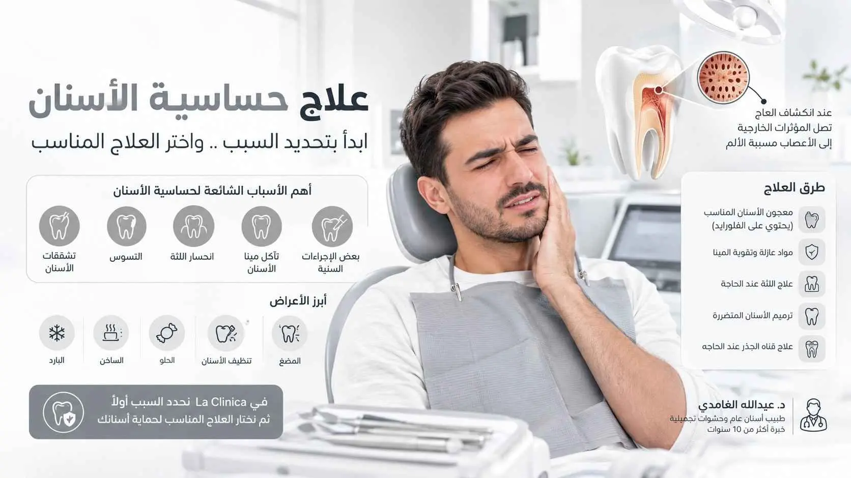علاج حساسية الاسنان